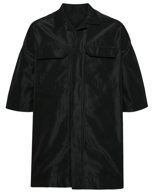 Rick Owens Black Camicia Tommy Magnum Colore Nero for men