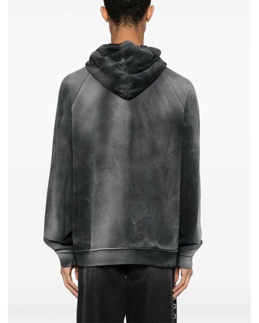 DIESEL Gray Faded Effect Sweatshirt for men