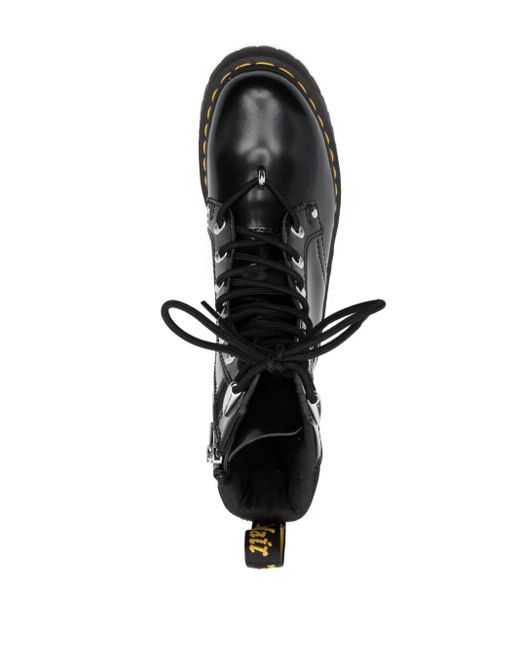 Dr. Martens Black Jadon Hdw Ii Leather Ankle Boots