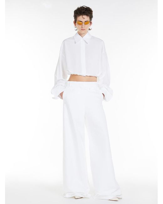Camicia sarong di Sportmax in White