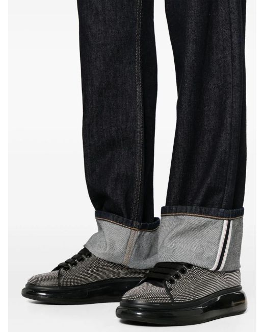 Alexander McQueen Blue Straight Leg Jeans for men