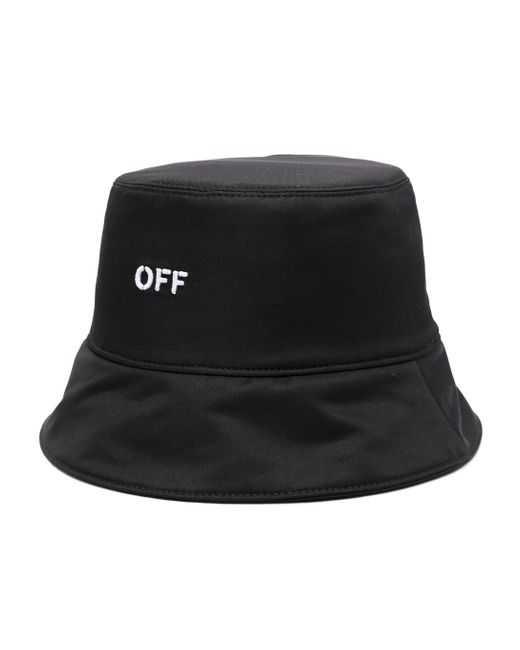 Off-White c/o Virgil Abloh Black Off- Reversible Bucket Hat