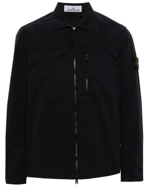 Stone Island Black 10210 Supima® Cotton Twill Stretch-tc for men