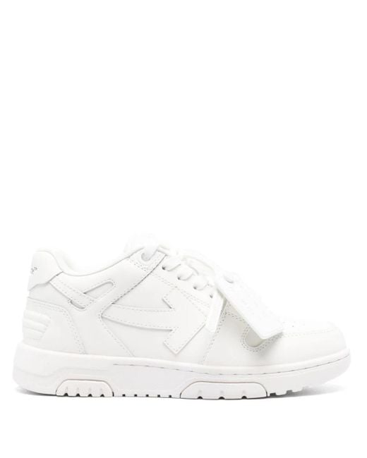 Off-White c/o Virgil Abloh White Women Out Of Office Calf Leather Sneakers