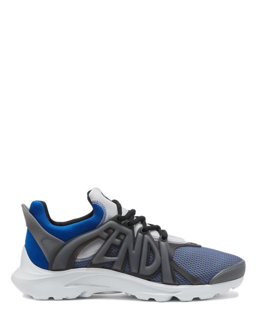 Fendi Blue Sneakers for men