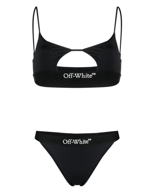 Off-White c/o Virgil Abloh Black Logo Band Beachwear