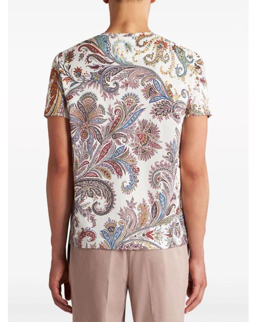 Etro White T-Shirts And Polos for men