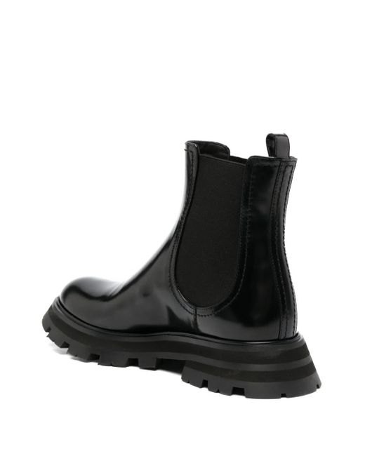 Alexander McQueen Black Hybrid Boots