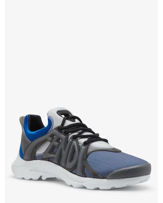 Fendi Blue Sneakers for men