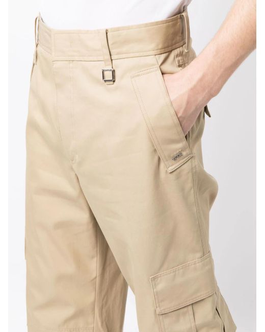 Wooyoungmi Natural Logo-plaque Cotton Wide-leg Trousers for men