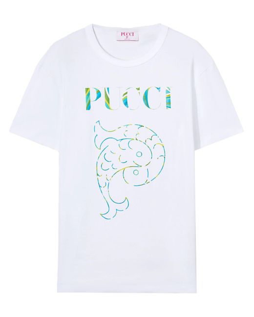 Emilio Pucci White T-Shirts And Polos