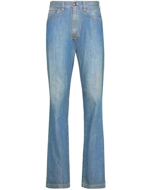 Maison Margiela Blue Americana Straight-leg Jeans for men