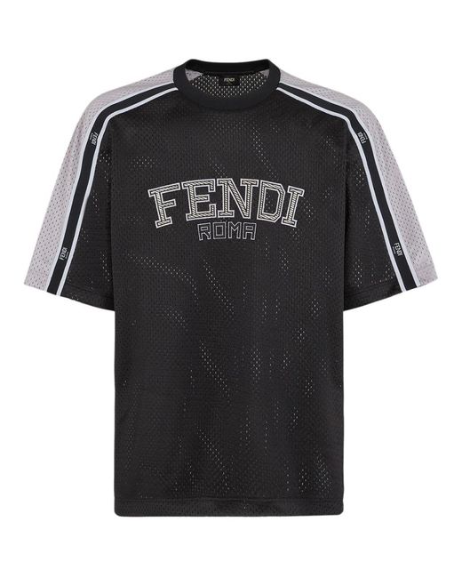 T-shirt roma di Fendi in Black da Uomo