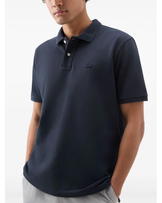 Woolrich Blue T-Shirts And Polos for men