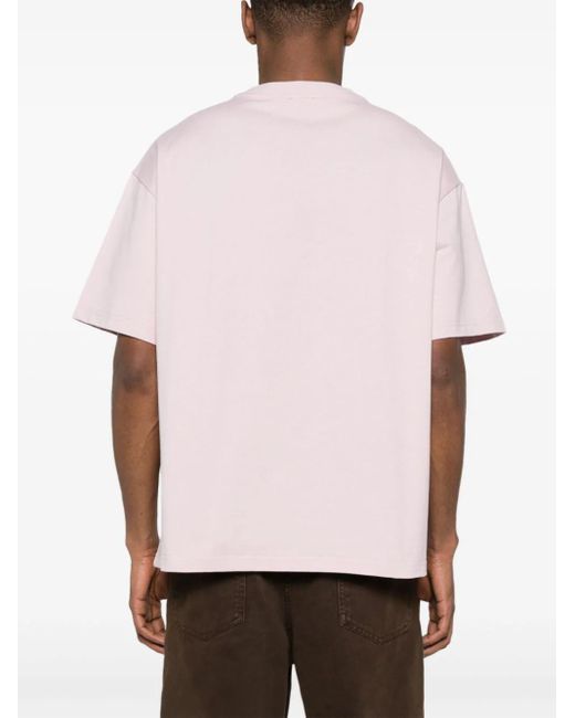 T-shirt con stampa di Etro in Pink da Uomo