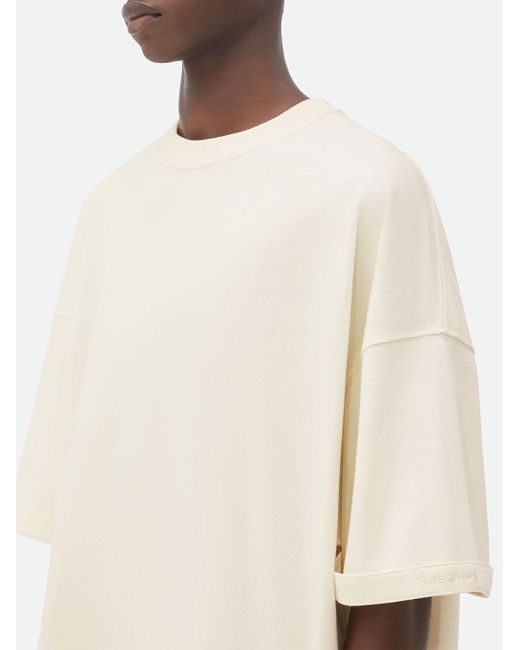 T-shirt oversize di Bottega Veneta in White da Uomo