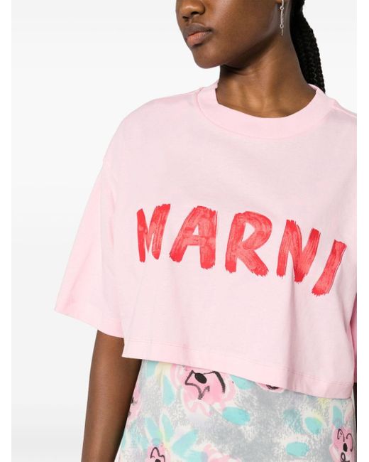 T-shirt di Marni in Pink