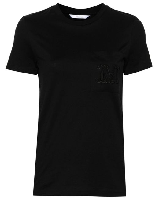 T-shirt papaia di Max Mara in Black