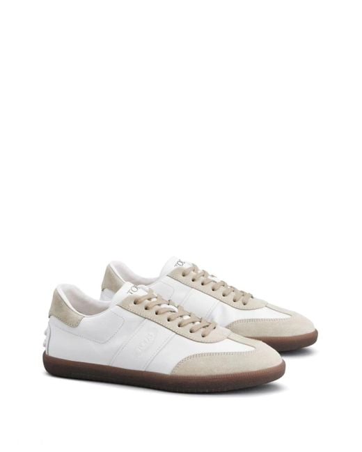 Tod's White Tabs Sneakers for men