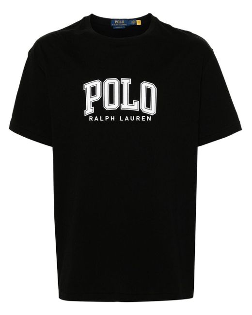 T-shirt con stampa di Polo Ralph Lauren in Black da Uomo