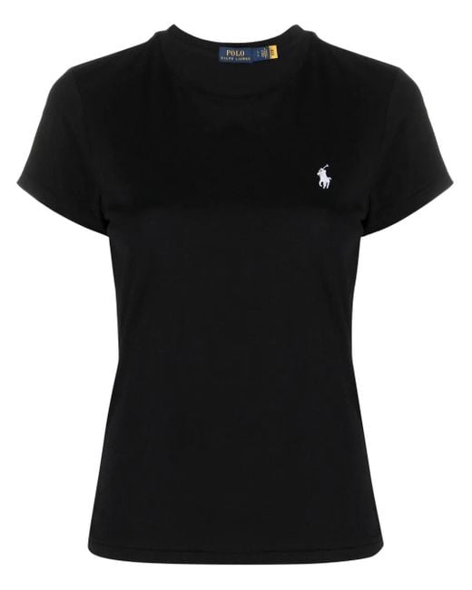 T-Shirt di Polo Ralph Lauren in Black