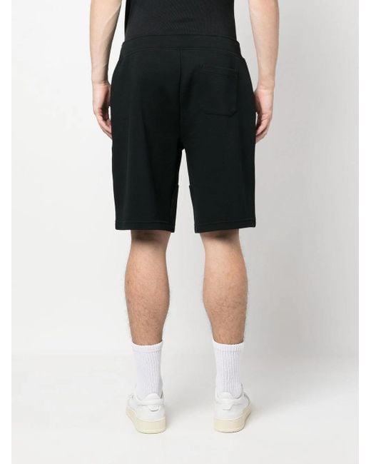 Polo Ralph Lauren Black Shorts In Tuta Con Ricamo for men