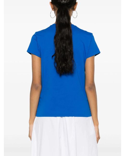 T-shirt con logo di Polo Ralph Lauren in Blue