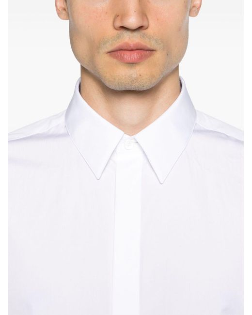 Givenchy White Camicia Con Taschino for men