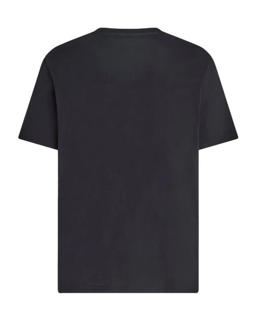 T-shirt con ricamo Pegaso di Etro in Black
