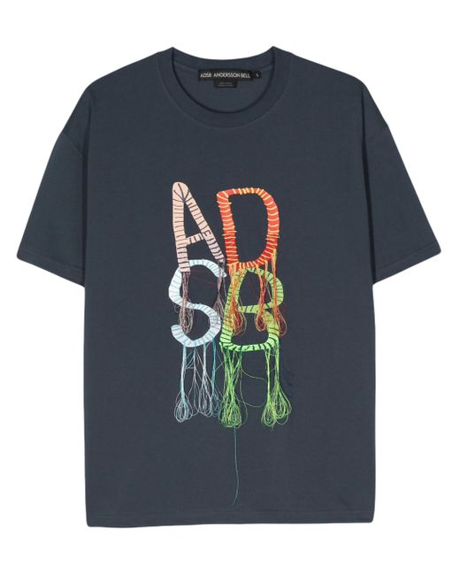 T-shirt adsb caterpillar di ANDERSSON BELL in Blue da Uomo