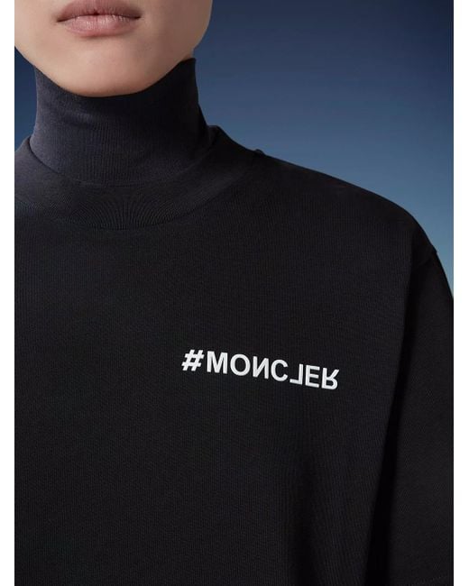 Moncler Black T-shirt Logata