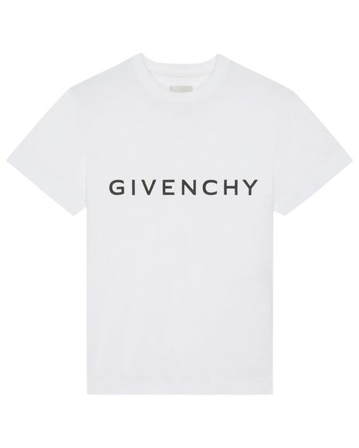 T-shirt slim archetype di Givenchy in White da Uomo