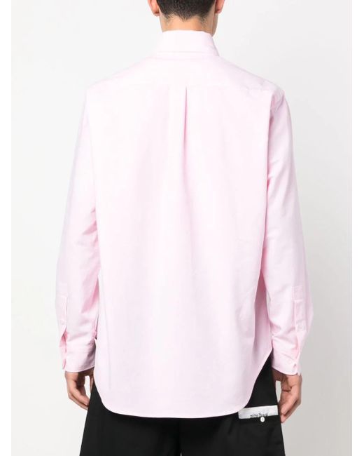 Palm Angels Pink Camicia Sartoriale A Maniche Lunghe for men
