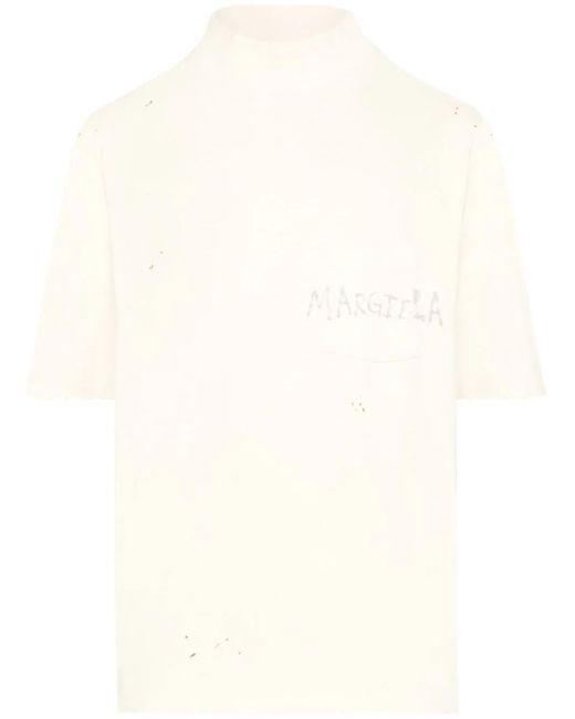 Maison Margiela Natural Sketch Detail T-Shirt for men