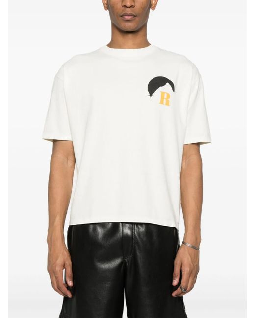 Moonlight t-shirt di Rhude in White da Uomo