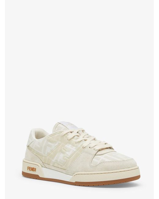 Fendi White Sneakers Match