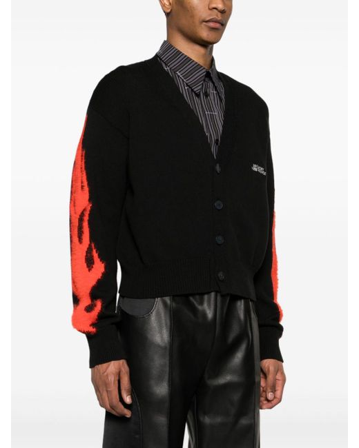 Cardigan di Givenchy in Black da Uomo