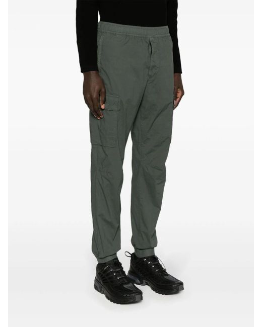 Stone Island Green Trousers With Pockets for men