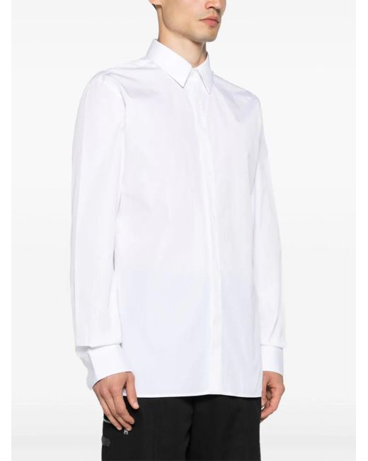 Givenchy White Camicia Con Taschino for men