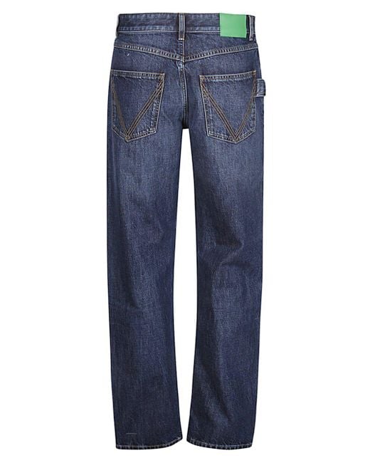 Jeans Con Logo di Bottega Veneta in Blue da Uomo