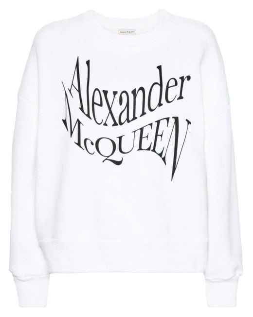 Alexander McQueen White Sweatshirts