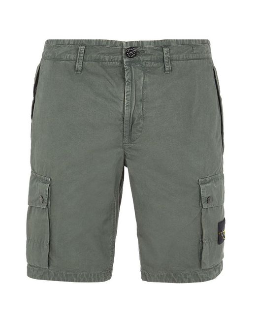 Stone Island Gray Shorts Cargo for men