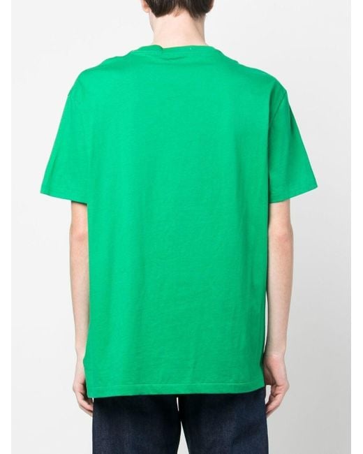 Polo Ralph Lauren Green Logo-print Cotton T-shirt for men