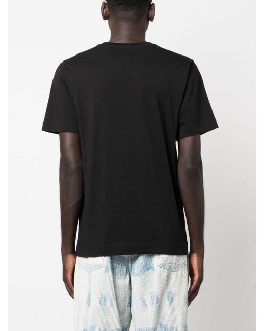 Dries Van Noten Black T-shirt Hertz for men