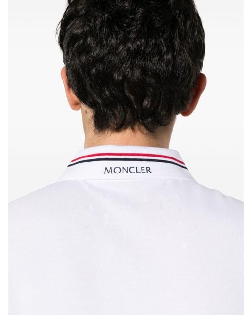 Moncler White T-Shirts And Polos for men