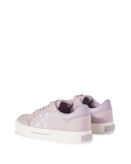Off-White c/o Virgil Abloh Pink New Low Vulcanized Canvas Sneakers