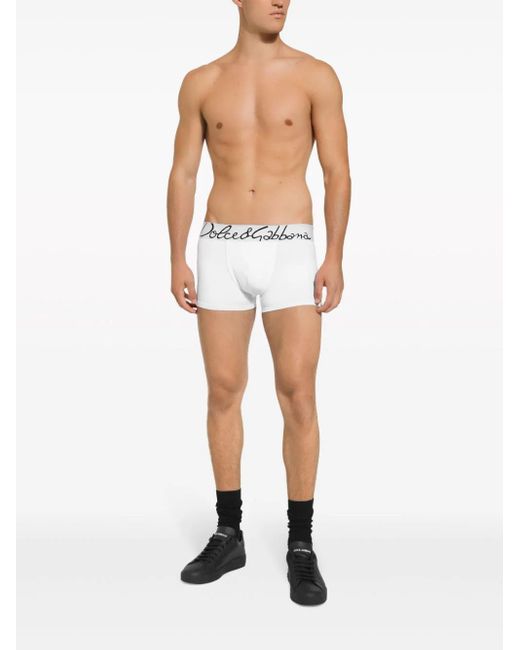Dolce & Gabbana White Regular Boxer for men