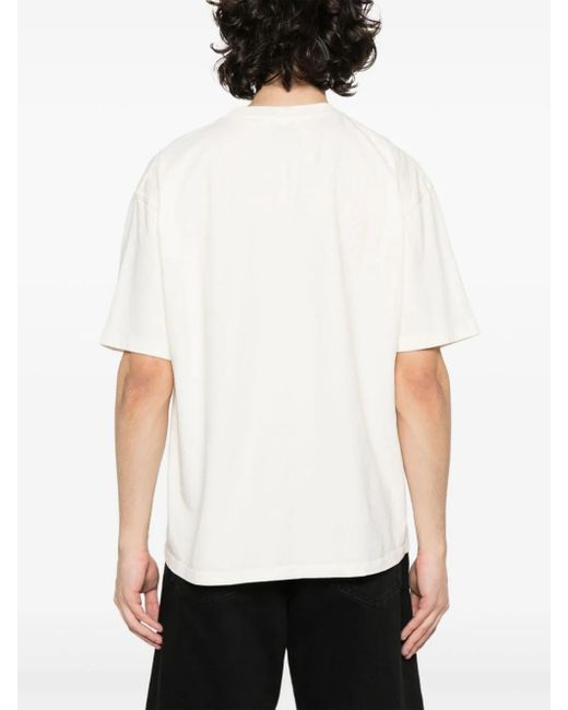 Rhude White Chevron Eagle Cotton T-shirt - Men's - Cotton for men