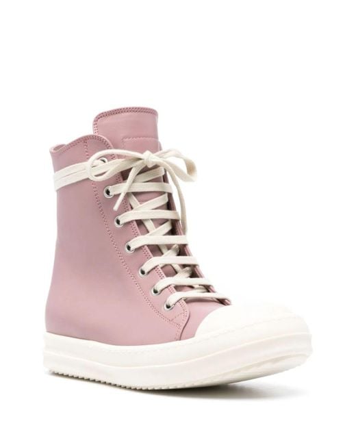 Rick Owens Pink Women Sneakers