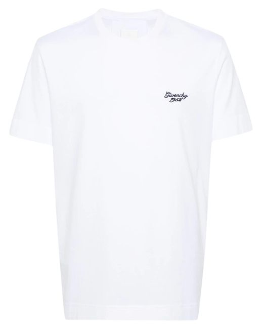 Givenchy White T-shirt 1952 Slim In Cotone for men